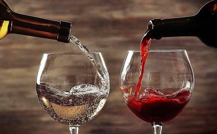 вживання червоного та білого вина