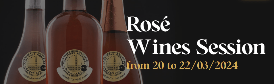 Concours Mondial de Bruxelles Rosé Wines Session-2024