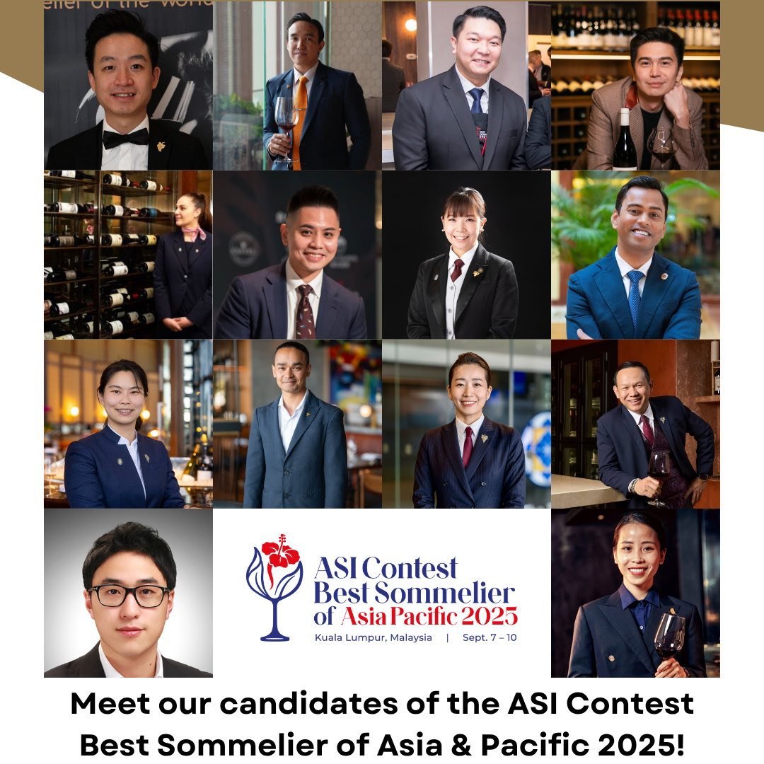Куала-Лумпур стане ареною для ASI Contest of the Best Sommelier of Asia & Pacific 2025