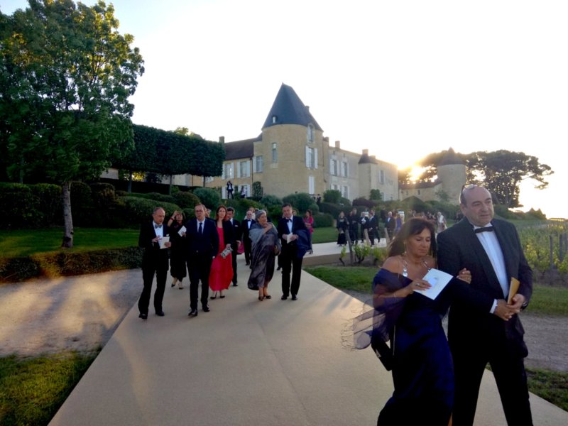 Guests of Chateau d'Yquem Grand Dinner
